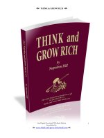 Think and grow rich