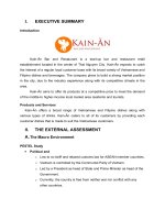 Kế hoạch kinh doanh nhà hàng Kain an BP