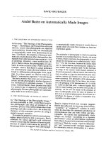 David brubaker   andre bazin on automatically made images the journal of aesthetics and art criticism 51 1 winter 1993 