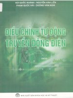 Điều chỉnh tự động truyền động điện  bùi quốc khánh pdf 