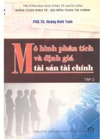 Mô hình phân tích và định giá tài sản tài chính  tập 2  hoàng đình tuấ pdf 