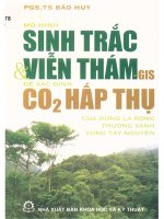 Mô hình sinh trắc và công nghệ viễn thám   GIS để xác định lượng CO2 hấp thụ của rừng lá rộng thường xanh vùng tây nguyên bảo huy pdf 
