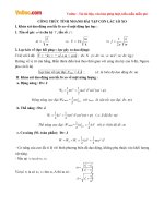 Công thức tính nhanh bài tập con lắc lò xo