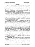 Luận văn tổ chức công tác kế toán tập hợp chi phí sản xuất và tính giá thành sản phẩm tại công ty 20 bộ quốc phòng 