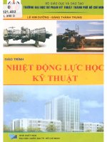 Giáo trình nhiệt động lực học kỹ thuật  lê kim dưỡng, đặng thành trung pdf 