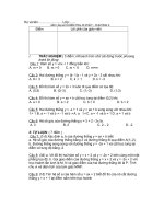 KIỂM TRA 1 TIẾT TOÁN 9 CHƯƠNG 2 đại số