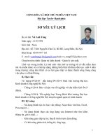 CV mẫu ngành quản trị kinh doanh