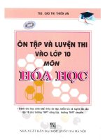 Ôn tập và luyện thi vào lớp 10 môn hóa học cao thị thiên ân 
