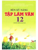 Rèn kỹ năng tập làm văn 12 nâng cao lê anh xuân 