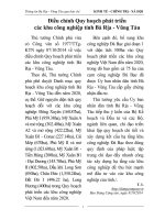 Điều chỉnh quy hoạch phát triểncác khu công nghiệp tỉnh bà rịa   vũng tàu