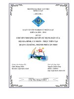 Chuyển nhượng quyền sử dụng đất của hộ gia đình cá nhân tại thành phố cần thơ