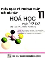 Phần dạng và phương pháp giải bài tập hóa học 11 phần vô cơcao thị thiên an 