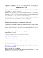 LỘ TRÌNH HỌC TOEIC TỪ 200 990 TOEIC (chia sẽ từ giáo viên luyện thi nổi tiếng Vũ Mai Phương)