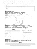 đề thi lop 3 pham thi my