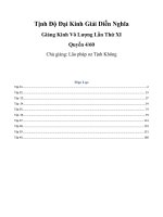 Tịnh độ đại kinh giải diễn nghĩa giảng kinh vô lượng lần thứ XI