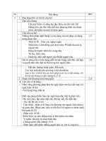 đề thi và đáp án môn ngữ văn 11