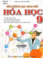 Bồi dưỡng học sinh giỏi hóa 9 cao cự giác 