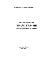 Báo cáo dược lâm sàng