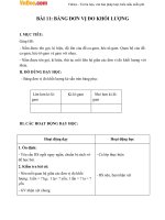 Giáo án Toán 4 chương 1 bài 11