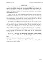 Thực trạng triển khai và nhận xét ứng dụng mô hình hệ thống hoạch định nguồn lực   ERP tại công ty cổ phần sữa việt nam