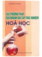 Các phương pháp giải nhanh bài tập trắc nghiệm hóa học lê ngọc sáng 