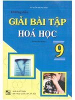 Hướng dẫn giải bài tập hóa học 9 trần trung ninh 