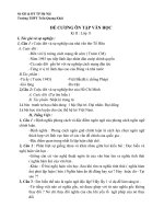 ĐỀ CƯƠNG ÔN TẬP VĂN HỌC Kì II  Lớp 11