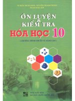 Ôn luyện  kiểm tra hóa học 10 trần trung ninh 