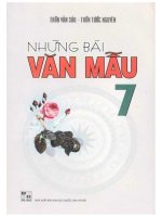 Những bài văn mẫu 7 trần văn sáu 