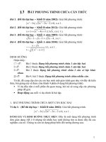 Phuong Phap giai BAT PHUONG TRINH VO TY