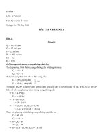 Bài tập kinh tế vĩ mô có đáp án nhóm 6