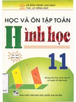 Học và ôn tập toán hình học 11 lê bích ngọc 