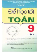 Để học tốt toán 9 tập 2 lê hồng đức 