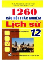 1260 câu hỏi trắc nghiệm lịch sử 12 trương ngọc thơi 