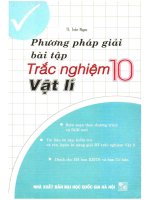 Phương pháp giải bài tập trắc nghiệm vật lý 10 trần ngọc 