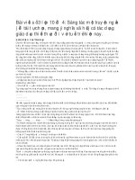 Bài viết số 3 lớp 10 đề 4