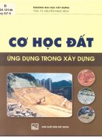 Cơ học đất ứng dụng trong xây dựng  nguyễn ngọc bích pdf 