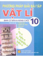 Phương pháp giải bài tập vật lý 10 lê văn thông 