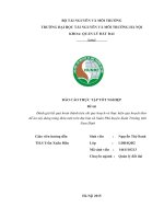 BÁO CÁO THỰC TẬP TỐT NGHIỆP: Đánh giá kết quả hoàn thành tiêu chí quy hoạch và thực hiện quy hoạch theo đề án xây dựng nông thôn mới trên địa bàn xã Xuân Phú huyện Xuân Trường tỉnh Nam Định