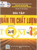 Bài tập quản trị chất lượng  đỗ thị đông chủ biên và những người khác pdf 