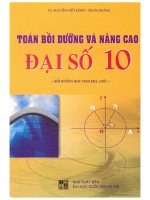 Toán bồi dưỡng và nâng cao đại số 10 nguyễn viết đông