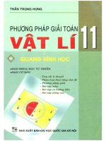 Phương pháp giải toán vật lý 11 tập 1 quang hình họctrần trọng hưng 