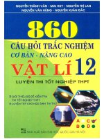 860 câu hỏi trắc nghiệm cơ bản nâng cao vật lý 12    nguyễn thành văn 