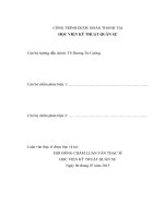 Biến đổi Fourier rời rạc và ứng dụng trong bài toán lọc tuyến tính.