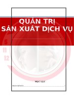 Tiểu luận quản trị sản xuất và dịch vụ nâng cao QUẢN TRỊ HÀNG tồn KHO tại CÔNG TY cổ PHẦN cơ điện LẠNH HOÀNG đạt