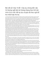 Bài viết số 3 lớp 10 đề 1