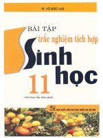 Bài tập trắc nghiệm tích hợp sinh học 11  vũ đức lưu 