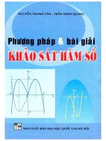 Phương pháp  bài giải khảo sát hàm số nguyễn thanh vân 