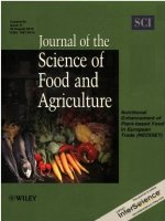 Journal of the science of food and agriculture, tập 90, số 11, 2010 