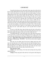 Luận văn hoàn thiện hạch toán tiêu thụ hàng hoá và kết quả tiêu thụ tại công ty XNK dệt may VINATEX 